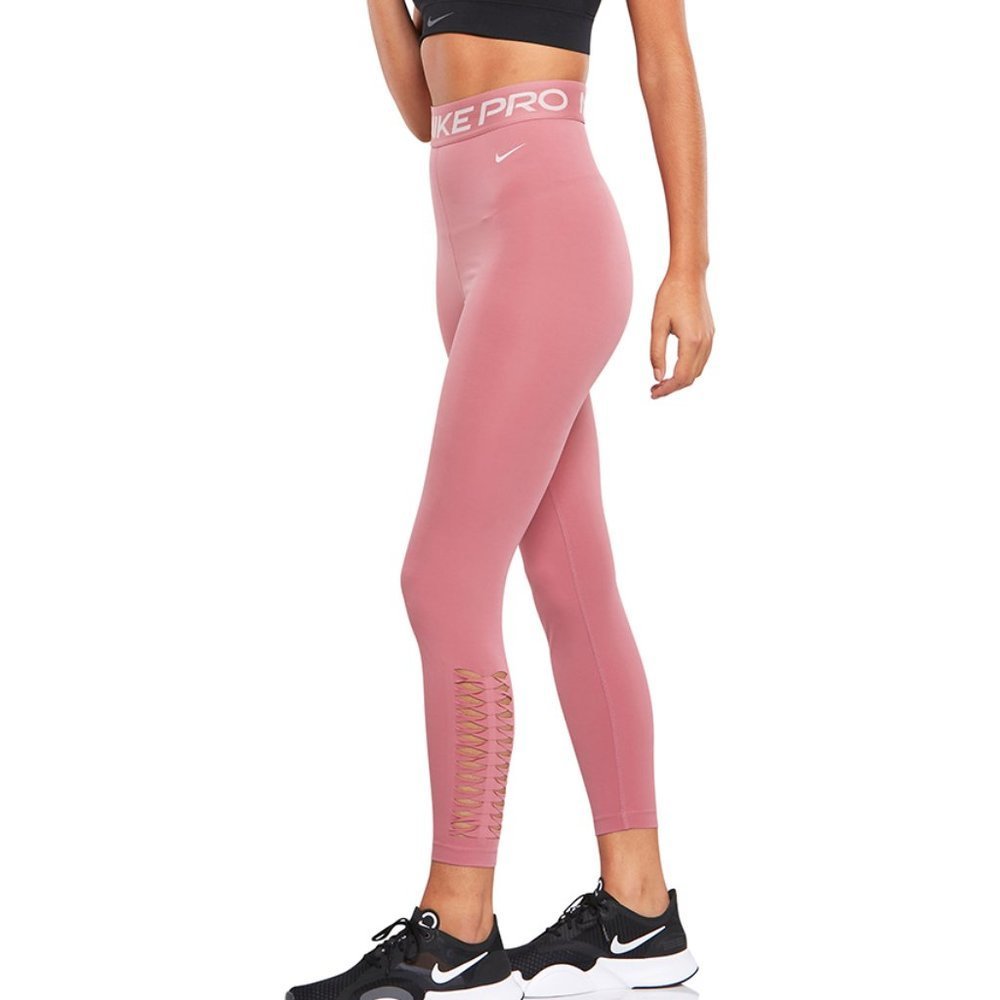 Nike Pro CU4718-614 High Rise 7/8  Tights Desert Berry